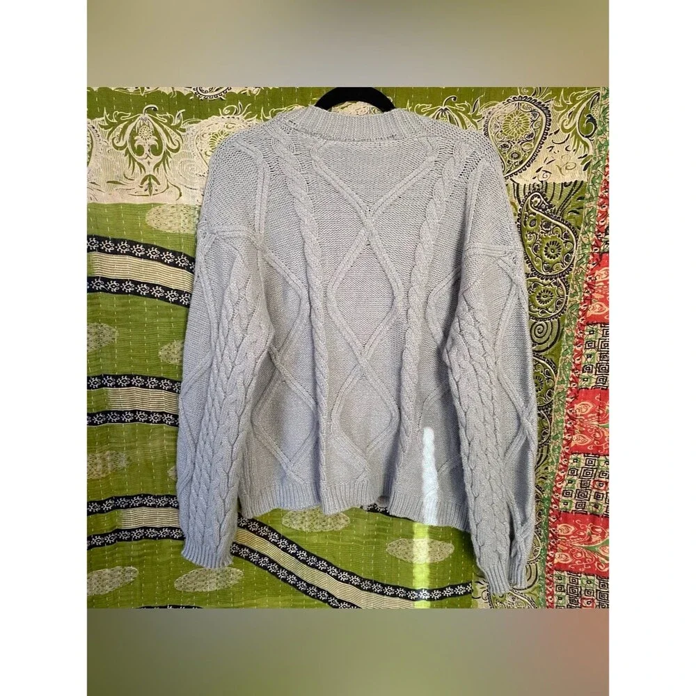 Taylor Swift The Tortured Poets Department Gray Cardigan Size Medium/ Large